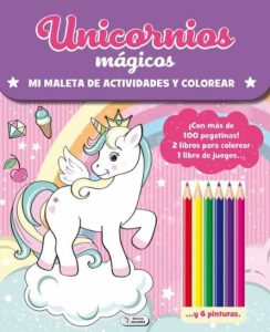 Maleta de actividades unicornios