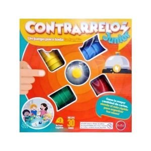 Juego Contrarreloj Junior Trivia Royal con vasos y timbre