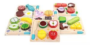 Juego con velcro y cuchillo