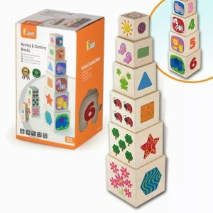 Cubos de apilar y encastrar