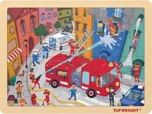 Puzzle madera profesiones