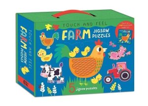 Puzzles con texturas y libro