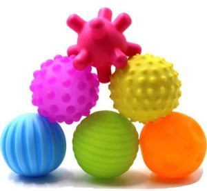 Pelotas sensoriales pack x 6