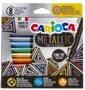 Marcadores finos metallic Carioca