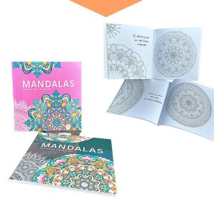 Libro mandalas para pintar con frases