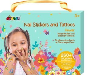 Kit stickers uñas y tatuajes
