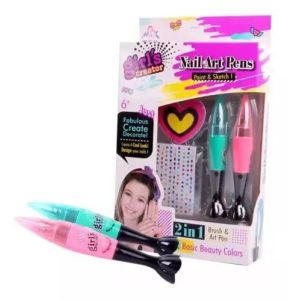 SET DE UÑAS CON ESMALTE Y ADHESIVOS