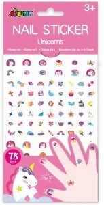 Stickers para uñas unicornios