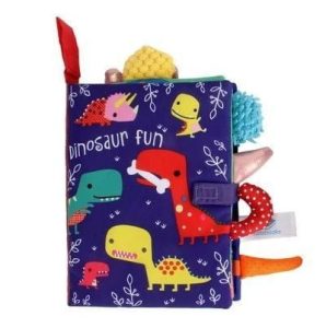 Libro sensorial con texturas Dinosaurios
