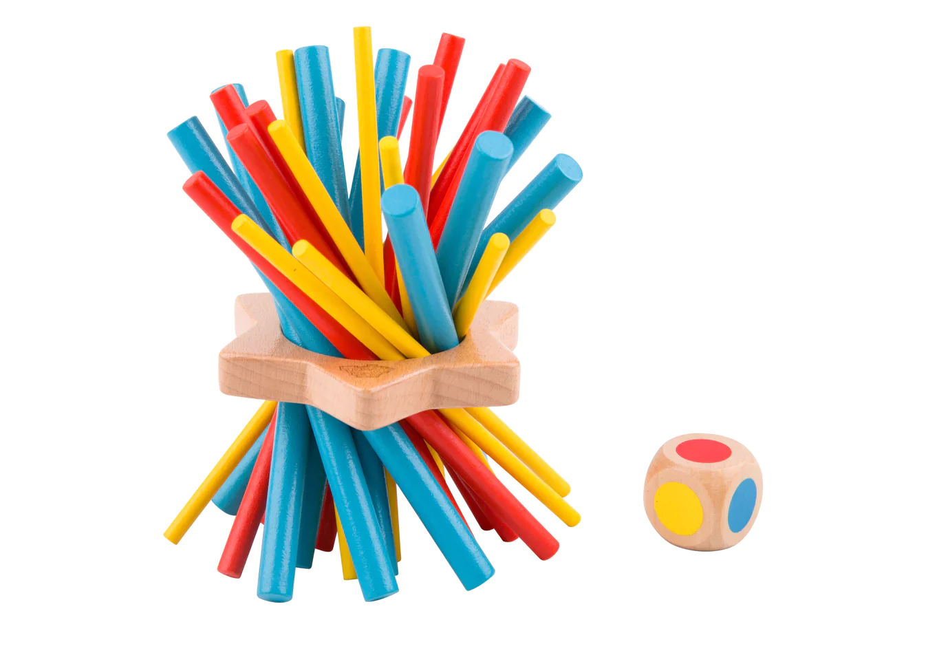 Mikado -Palitos de colores en madera
