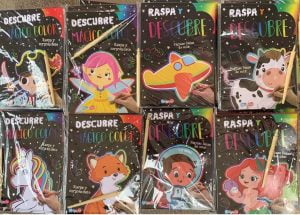 Libro descubre color mágico para raspar