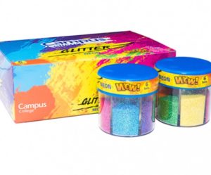 Brillantina 6 colores pote 60g