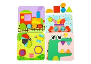 Puzzle de formas 8 en 1 (34 piezas)