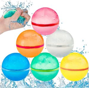 Bombitas de agua reutilizables cierre con imán x6
