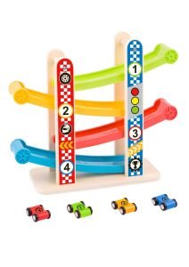 Pista de carreras en madera