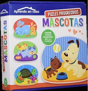 Puzzle progresivo mascotas