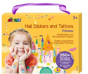 Kit Stickers y Tattos princesas
