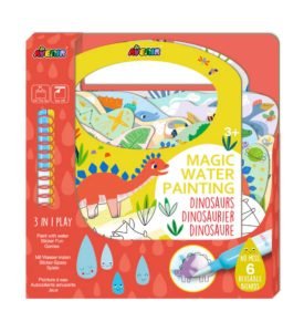 Libro mágico para pintar con agua Dinosaurios