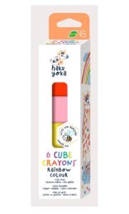 Crayolas en forma de cubo 6 colores