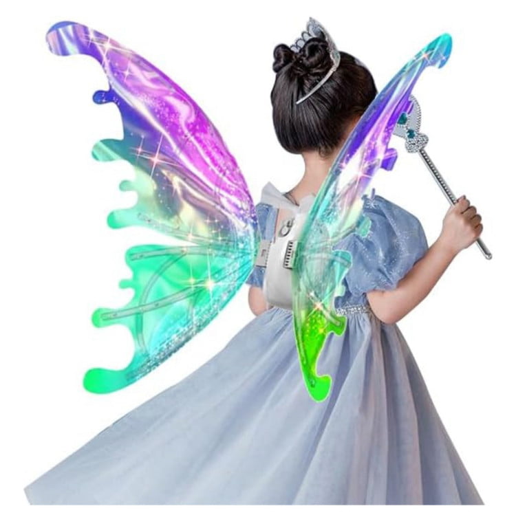 Alas con movimiento y luces