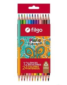 Lápices de colores doble punta 24 colores