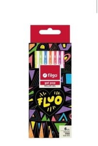 Filgo Roller Gel Pop- Estuche 6 Fluo