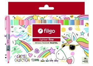Resaltador filgo 18 colores