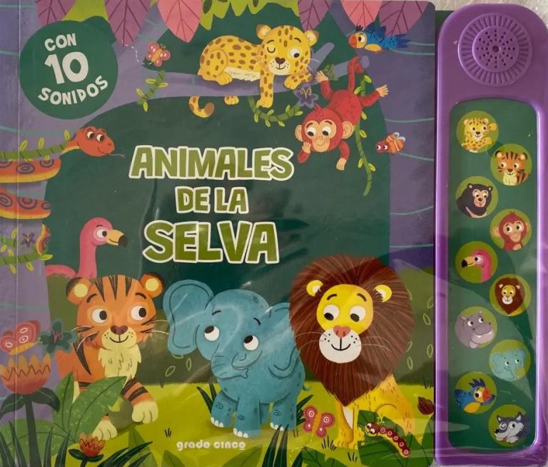 Libro sonidos de la granja y de la selva – Babuu Little Things