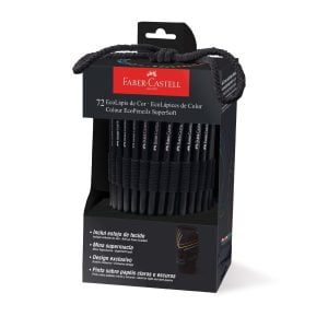 Colores Faber x72 supersoft en estuche de tela