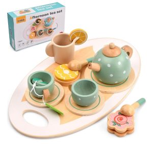 Set de té en madera