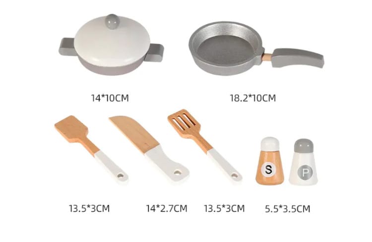 Cocina Con Accesorios En Madera Babuu Little Things