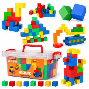 Box cubos magnéticos 102 piezas