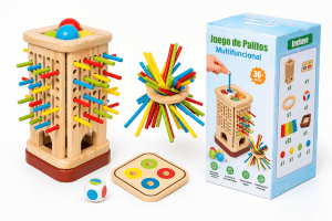 Juego Multifuncional 3 en 1 de Madera