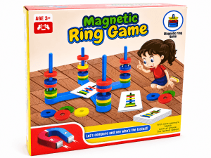 Juego aros magnéticos con tarjetas