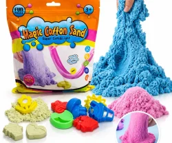 Arena mágica cotton con moldes